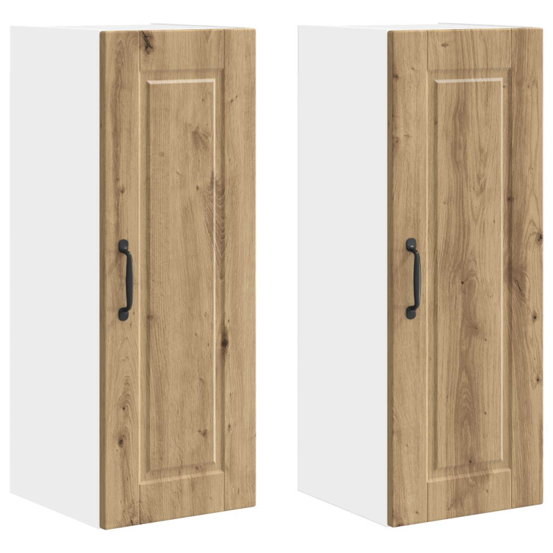 Szafka kuchenna z półką 2 pcs Dąb rzemieślniczy 30 x 31 x 80 cm