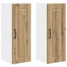 Szafka kuchenna z półką 2 pcs Dąb rzemieślniczy 30 x 31 x 80 cm