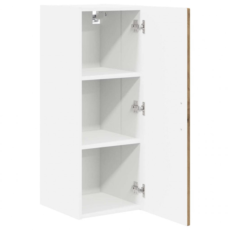 Szafka kuchenna z półką 2 pcs Dąb rzemieślniczy 30 x 31 x 80 cm