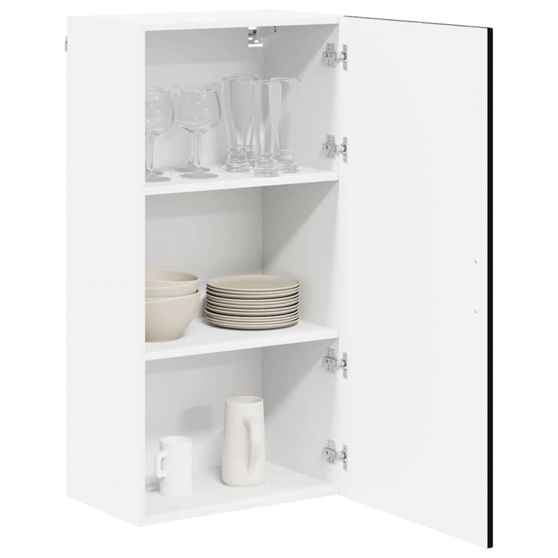 Szafka kuchenna Czarny 50 x 31 x 100 cm Materiał drewnopochodny