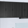 Szafka kuchenna Czarny 40 x 31 x 80 cm Materiał drewnopochodny