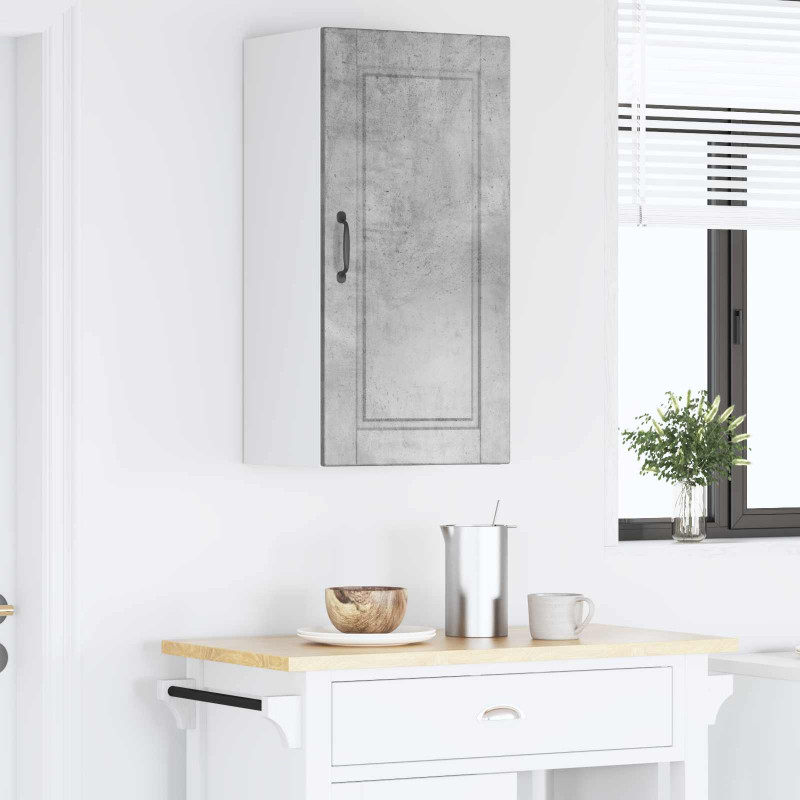 Szafka kuchenna z półką Betonowy szary 40 x 31 x 80 cm