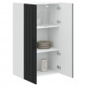 Szafka kuchenna Czarny 60 x 31 x 100 cm Materiał drewnopochodny
