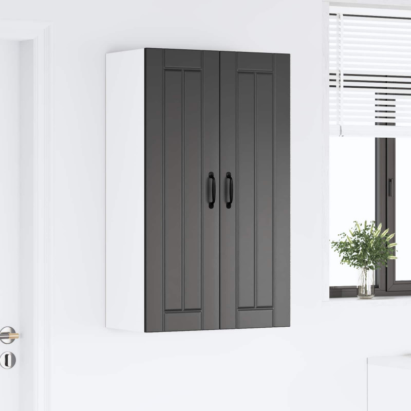 Szafka kuchenna Czarny 60 x 31 x 100 cm Materiał drewnopochodny