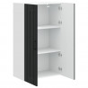 Szafka kuchenna Czarny 60 x 31 x 100 cm Materiał drewnopochodny