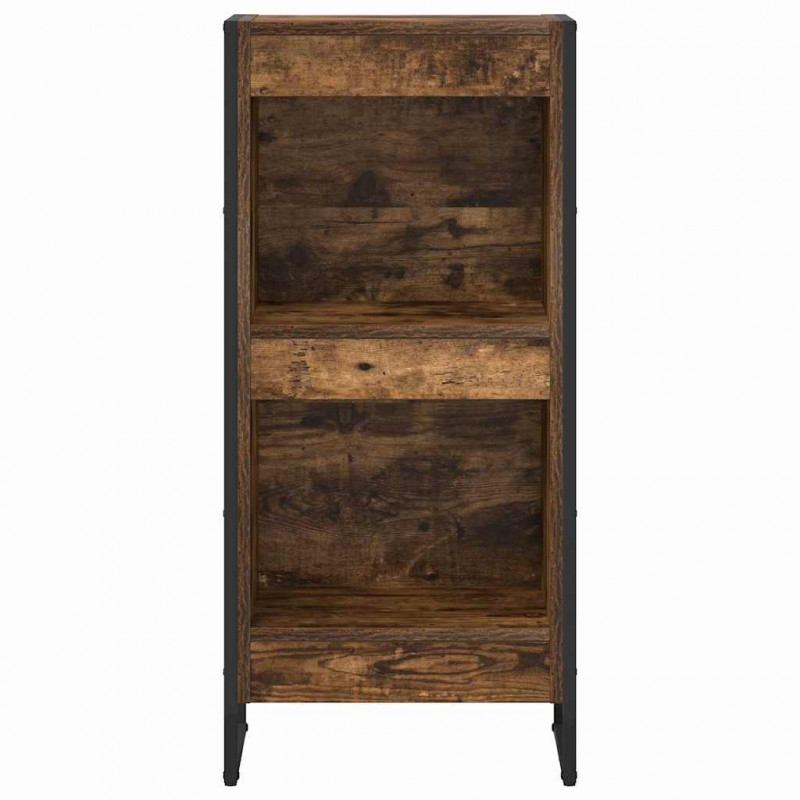 Szafka na książki Dąb dymny 80 x 30 x 155 cm