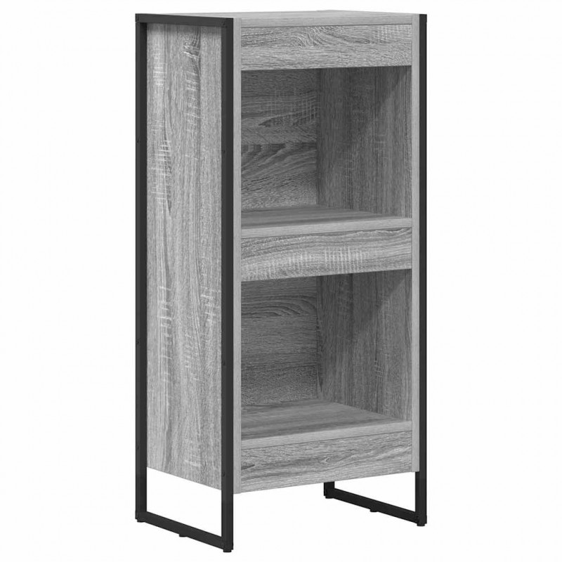 Szafka na książki Szary Sonoma 80 x 30 x 155 cm