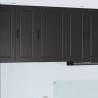 Szafka kuchenna Czarny 50 x 31 x 80 cm Materiał drewnopochodny