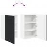 Szafka kuchenna Czarny 50 x 31 x 80 cm Materiał drewnopochodny