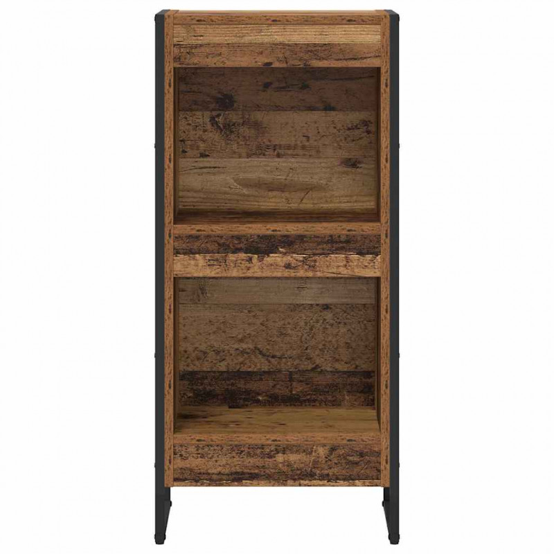 Szafka na książki Stare drewno 80 x 30 x 155 cm
