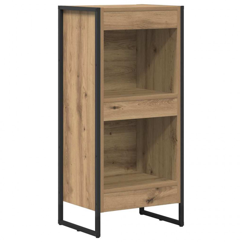 Szafka na książki Dąb rzemieślniczy 80 x 30 x 155 cm