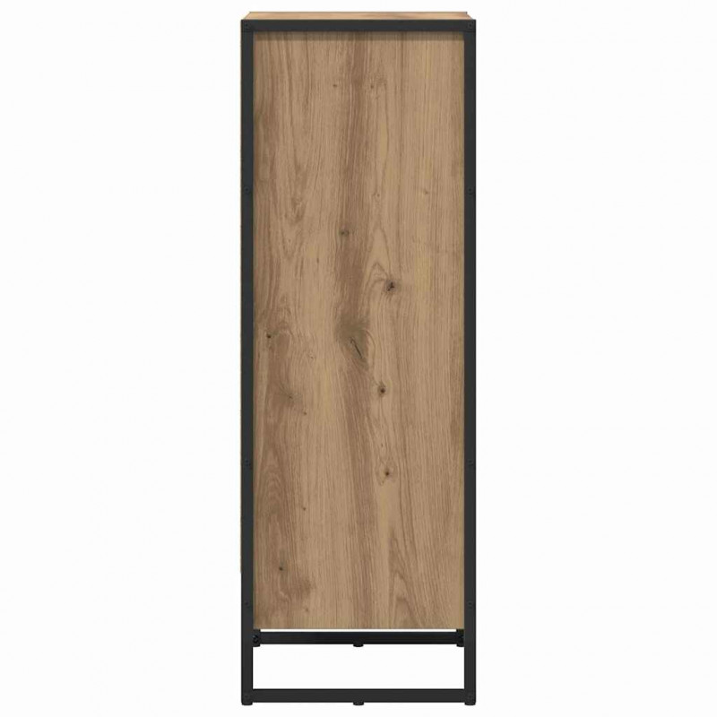 Szafka na książki Dąb rzemieślniczy 80 x 30 x 155 cm