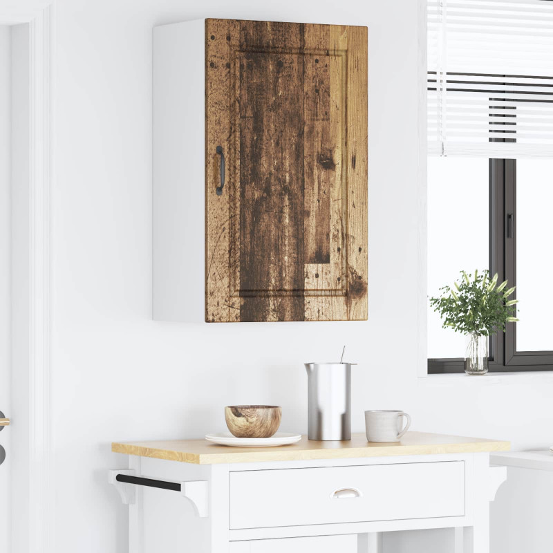 Szafka kuchenna z półką z drzwiami Stare drewno 50 x 31 x 80 cm