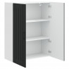 Szafka kuchenna Czarny 80 x 31 x 100 cm Materiał drewnopochodny