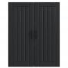 Szafka kuchenna Czarny 80 x 31 x 100 cm Materiał drewnopochodny