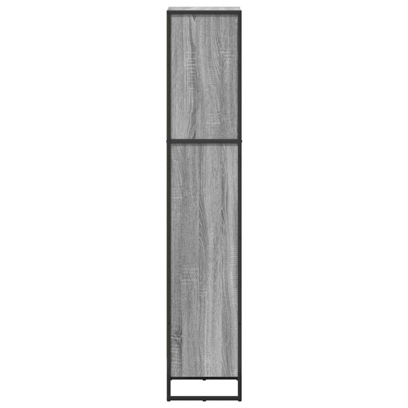 Szafka na książki Szary Sonoma 80 x 30 x 155 cm