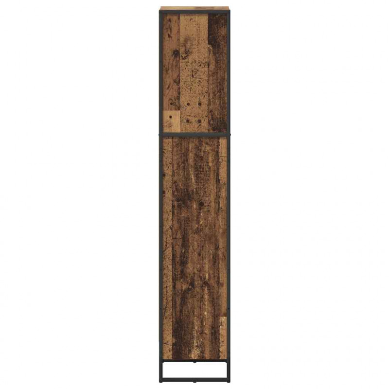 Szafka na książki Stare drewno 80 x 30 x 155 cm