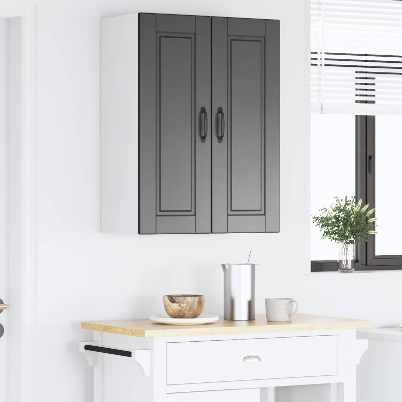 Szafka kuchenna Czarny 60 x 31 x 80 cm Materiał drewnopochodny