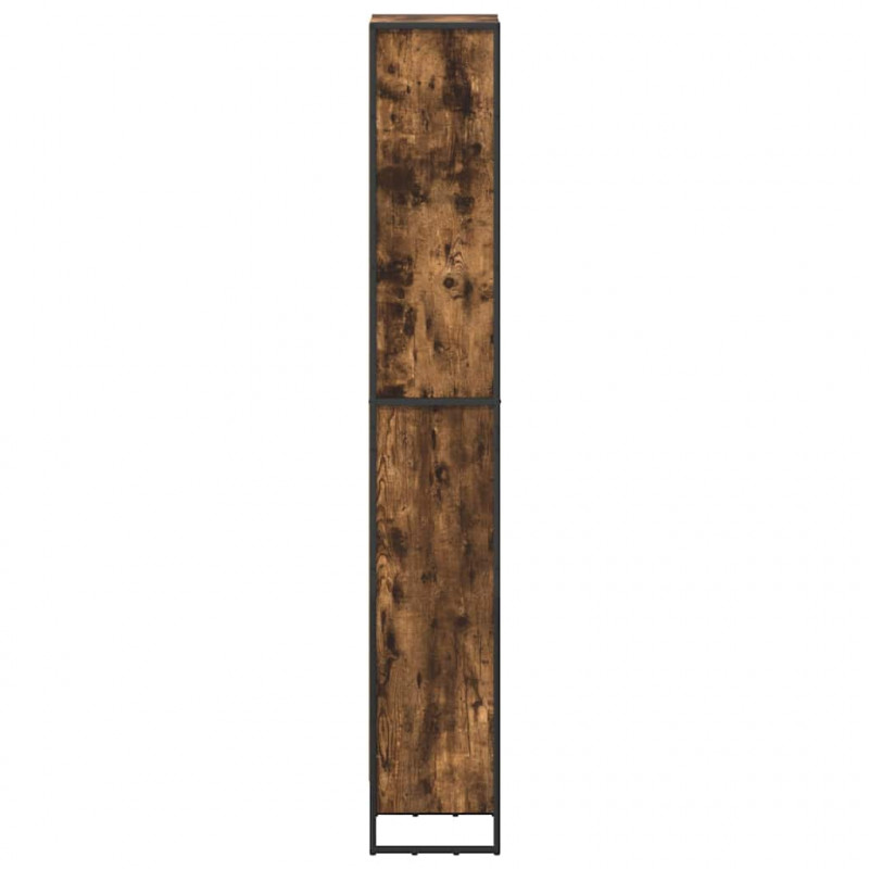 Szafka na książki Dąb dymny 80 x 30 x 155 cm