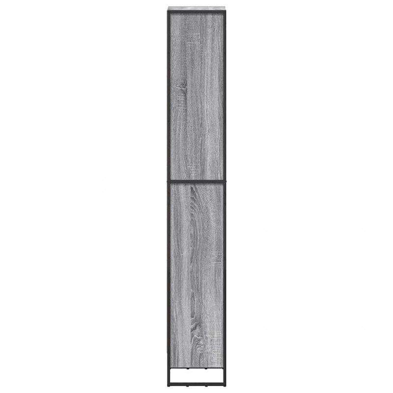 Szafka na książki Szary Sonoma 80 x 30 x 155 cm