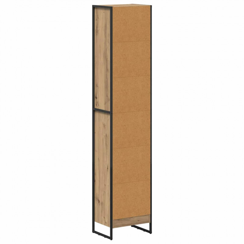 Szafka na książki Dąb rzemieślniczy 80 x 30 x 155 cm