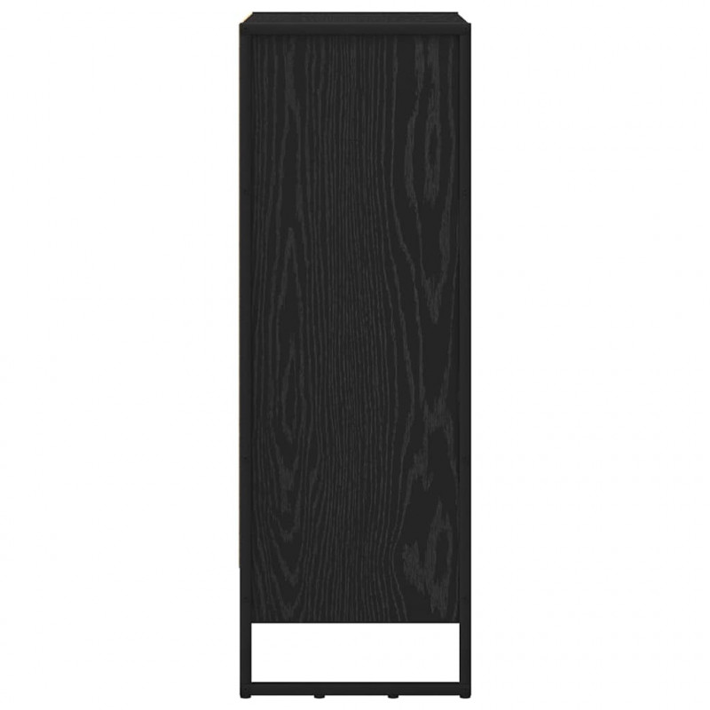 Szafka na książki Czarny Dąb 80 x 30 x 155 cm