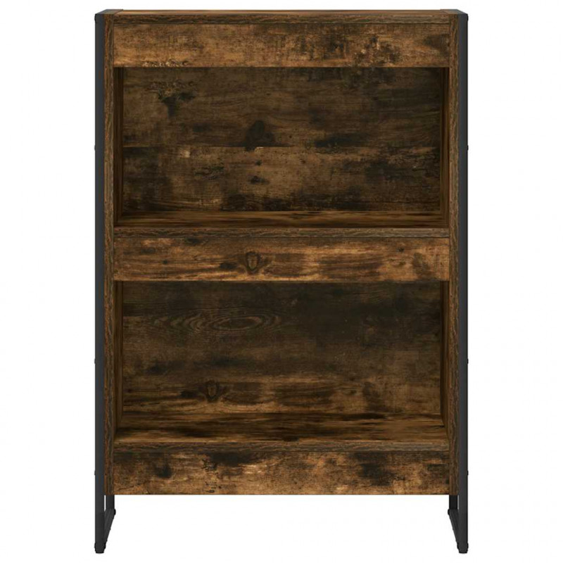 Szafka na książki Dąb dymny 80 x 30 x 155 cm