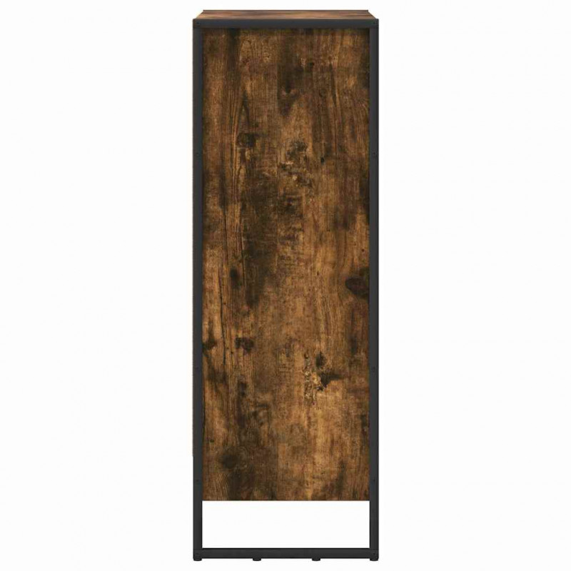 Szafka na książki Dąb dymny 80 x 30 x 155 cm