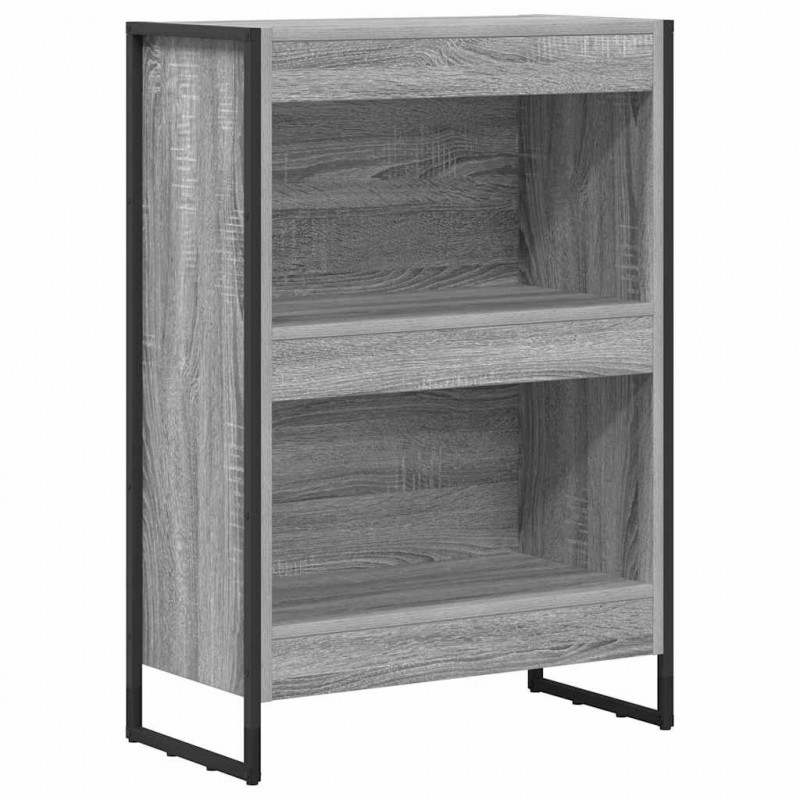 Szafka na książki Szary Sonoma 80 x 30 x 155 cm
