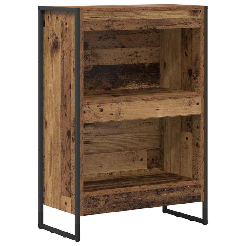 Szafka na książki Stare drewno 80 x 30 x 155 cm