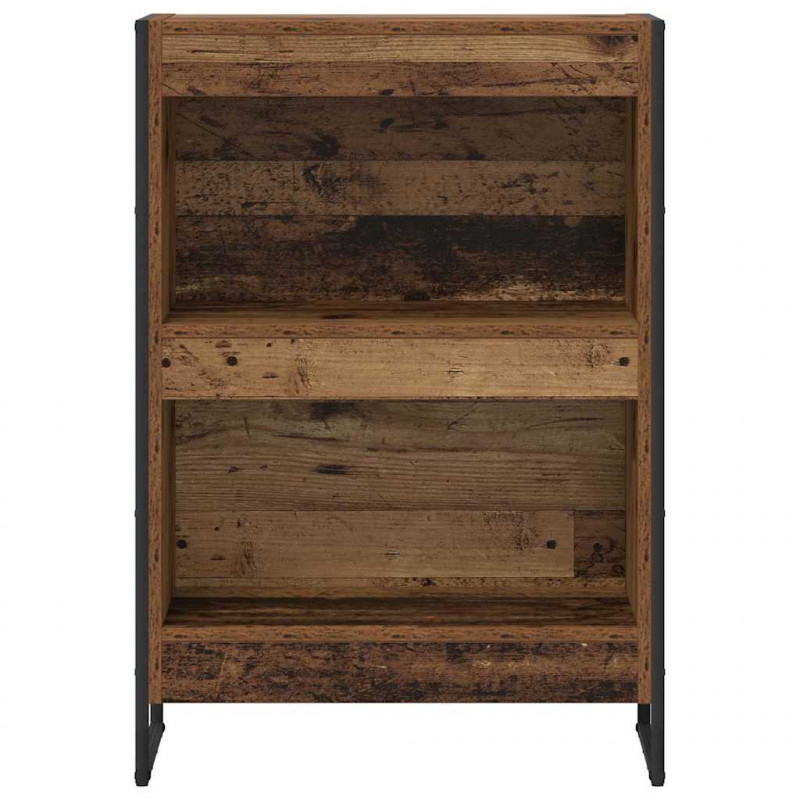 Szafka na książki Stare drewno 80 x 30 x 155 cm