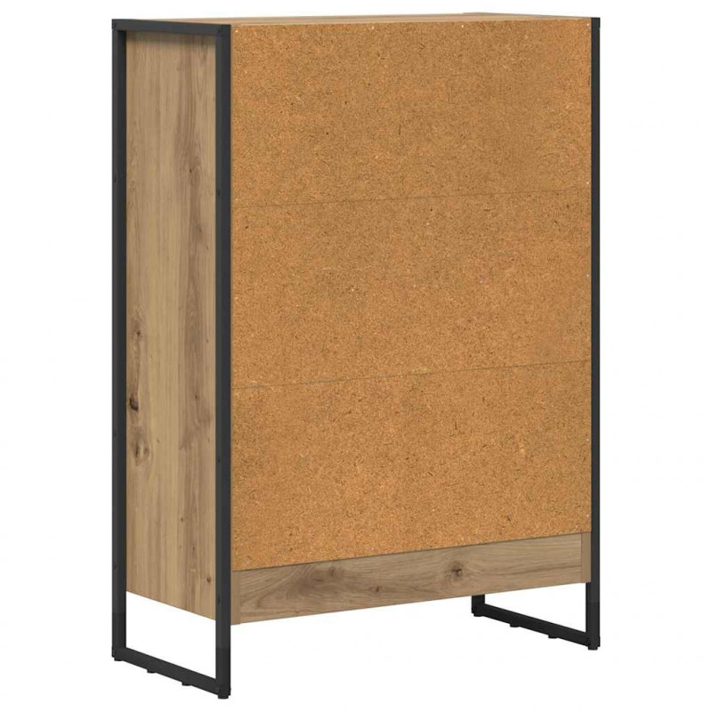 Szafka na książki Dąb rzemieślniczy 80 x 30 x 155 cm