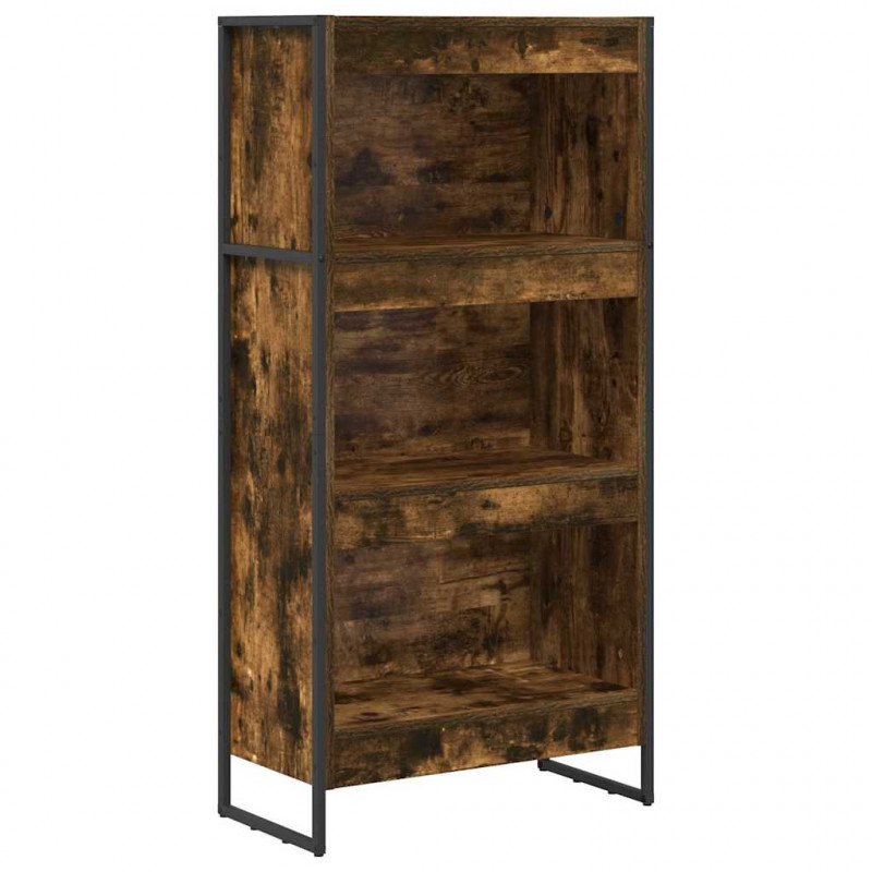 Szafka na książki Dąb dymny 80 x 30 x 155 cm