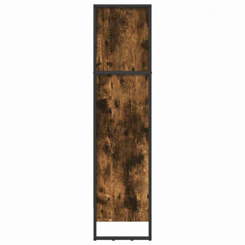 Szafka na książki Dąb dymny 80 x 30 x 155 cm