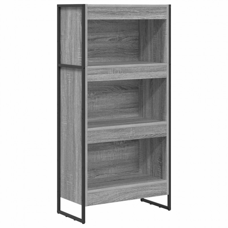 Szafka na książki Szary Sonoma 80 x 30 x 155 cm