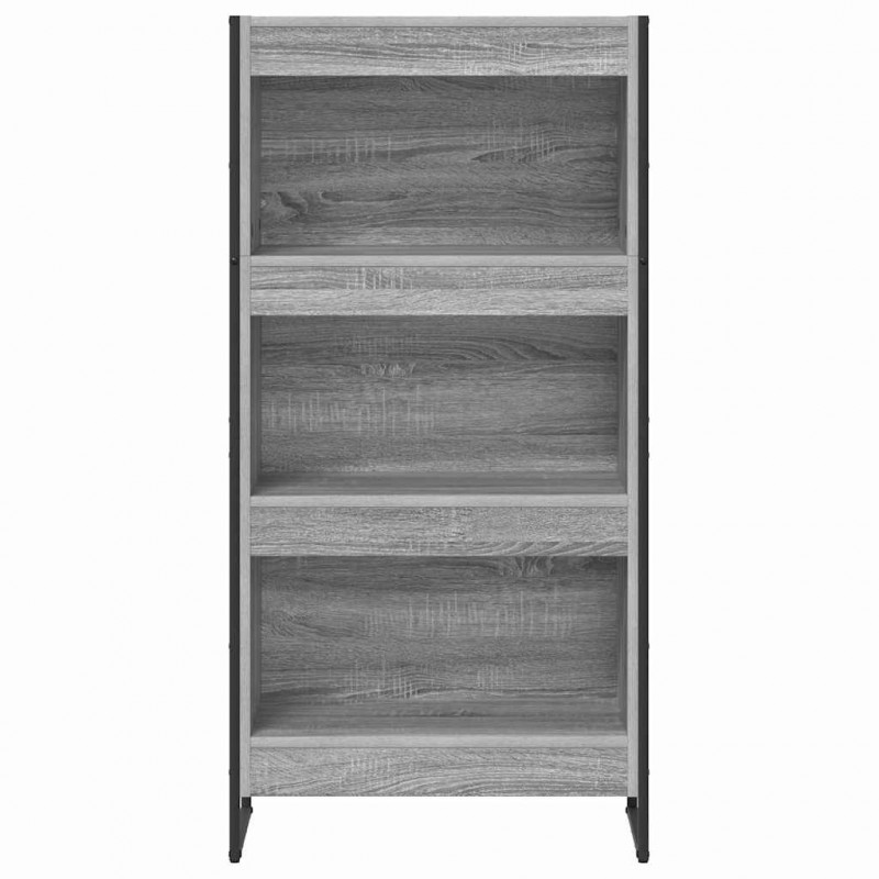 Szafka na książki Szary Sonoma 80 x 30 x 155 cm