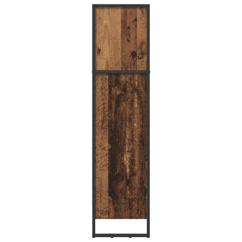 Szafka na książki Stare drewno 80 x 30 x 155 cm