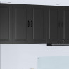 Szafka kuchenna Czarny 80 x 31 x 80 cm Materiał drewnopochodny