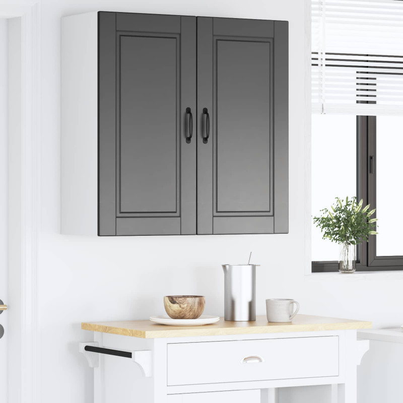 Szafka kuchenna Czarny 80 x 31 x 80 cm Materiał drewnopochodny