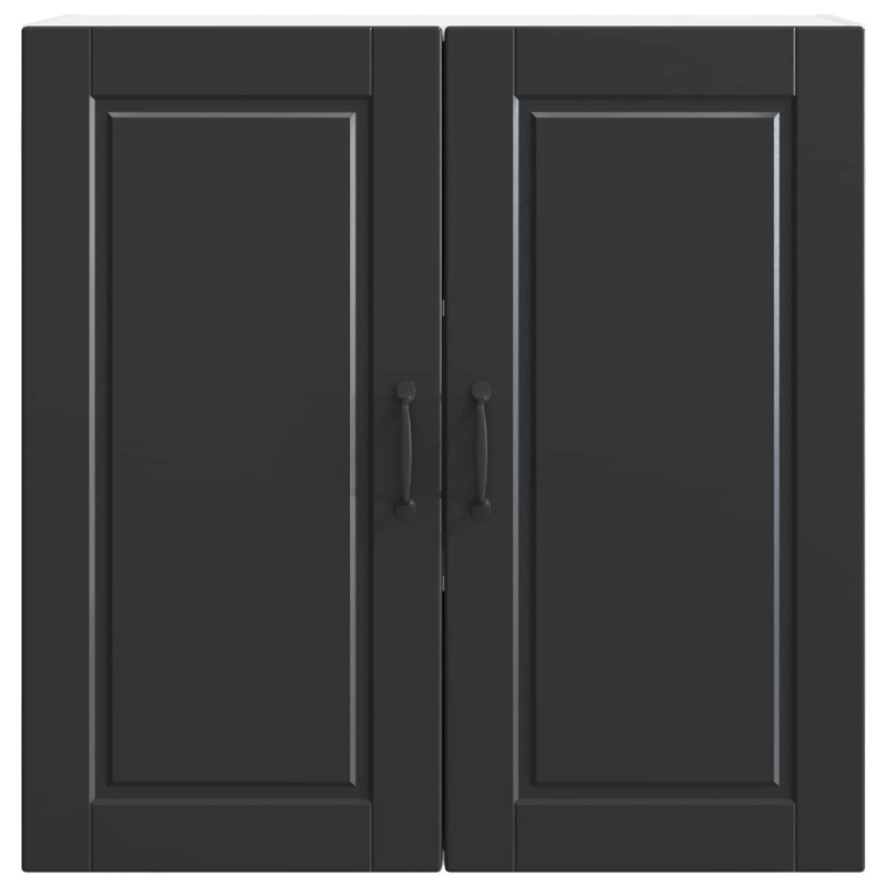 Szafka kuchenna Czarny 80 x 31 x 80 cm Materiał drewnopochodny