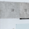 Szafka kuchenna z półką Betonowy szary 80 x 31 x 80 cm