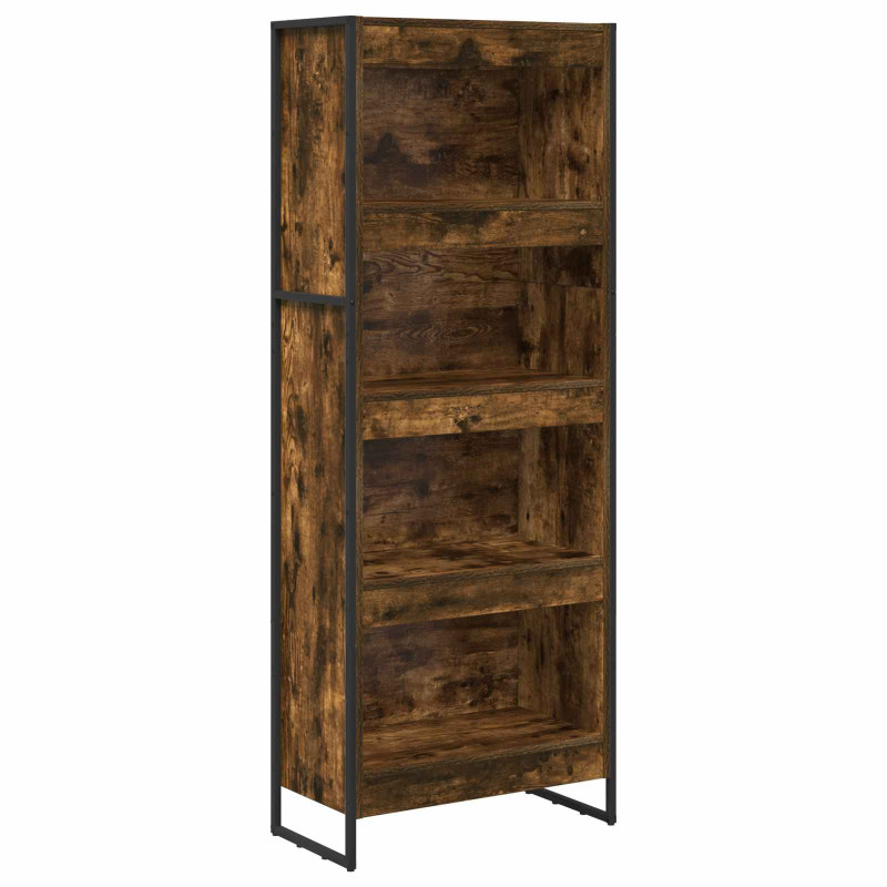 Szafka na książki Dąb dymny 80 x 30 x 155 cm