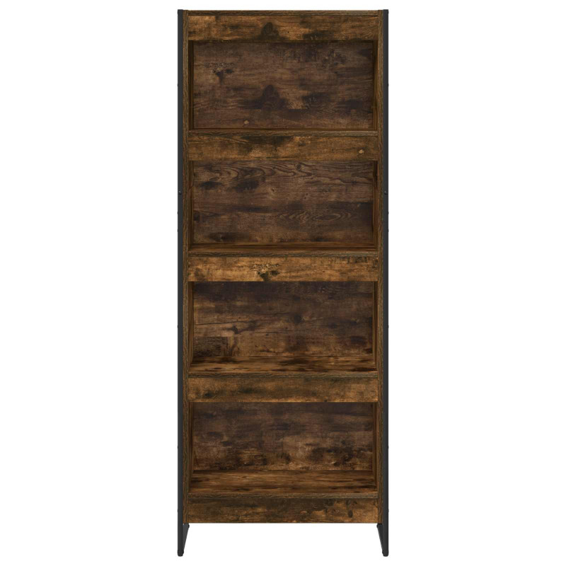 Szafka na książki Dąb dymny 80 x 30 x 155 cm