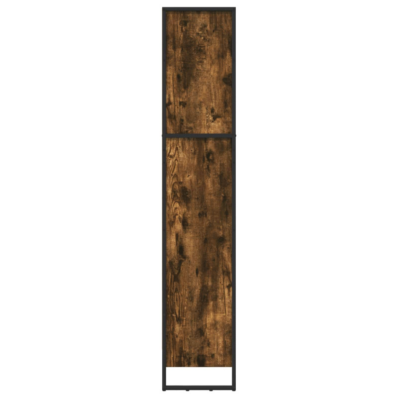 Szafka na książki Dąb dymny 80 x 30 x 155 cm