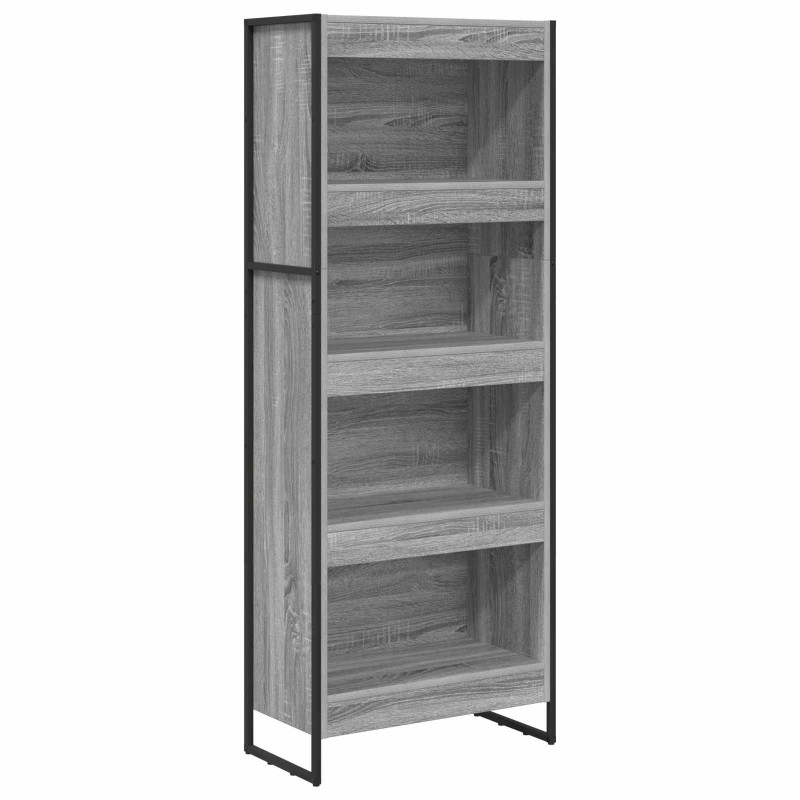 Szafka na książki Szary Sonoma 80 x 30 x 155 cm