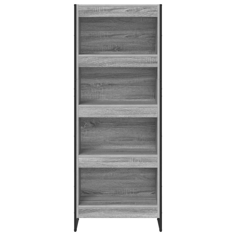 Szafka na książki Szary Sonoma 80 x 30 x 155 cm
