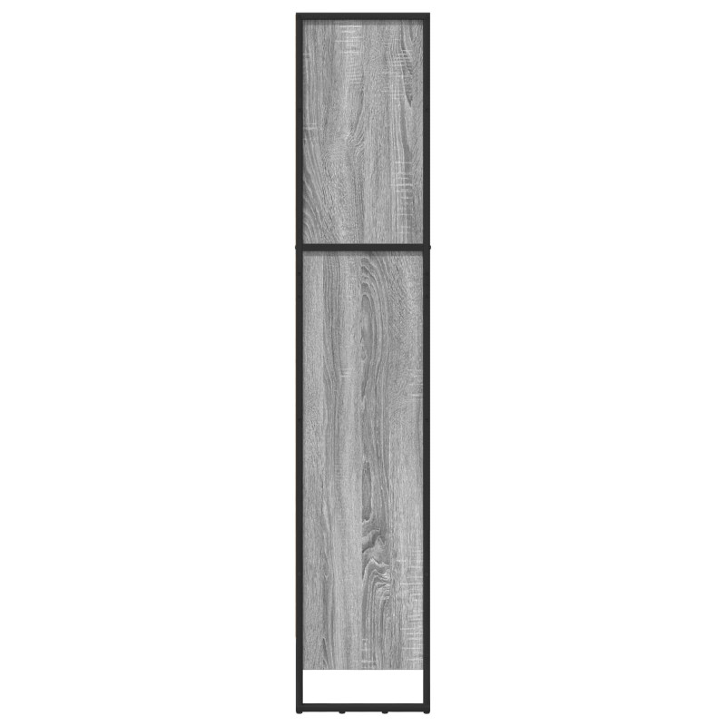 Szafka na książki Szary Sonoma 80 x 30 x 155 cm