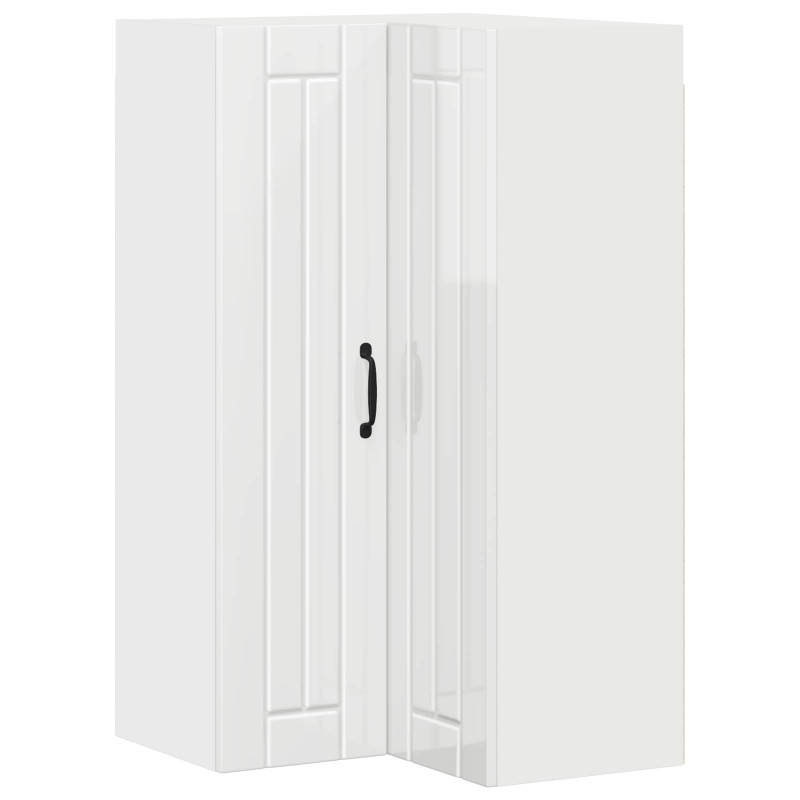 Szafka kuchenna Wysoki połysk biały 57 x 57 x 100 cm