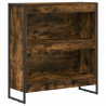 Szafka na książki Dąb dymny 80 x 30 x 155 cm