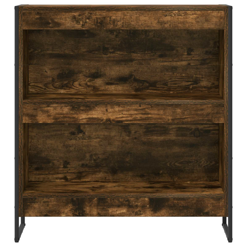 Szafka na książki Dąb dymny 80 x 30 x 155 cm